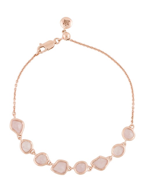 Monica Vinader Rose Quartz Siren Link Bracelet