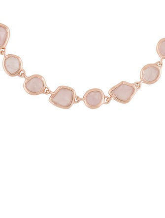 Monica Vinader Rose Quartz Siren Link Bracelet