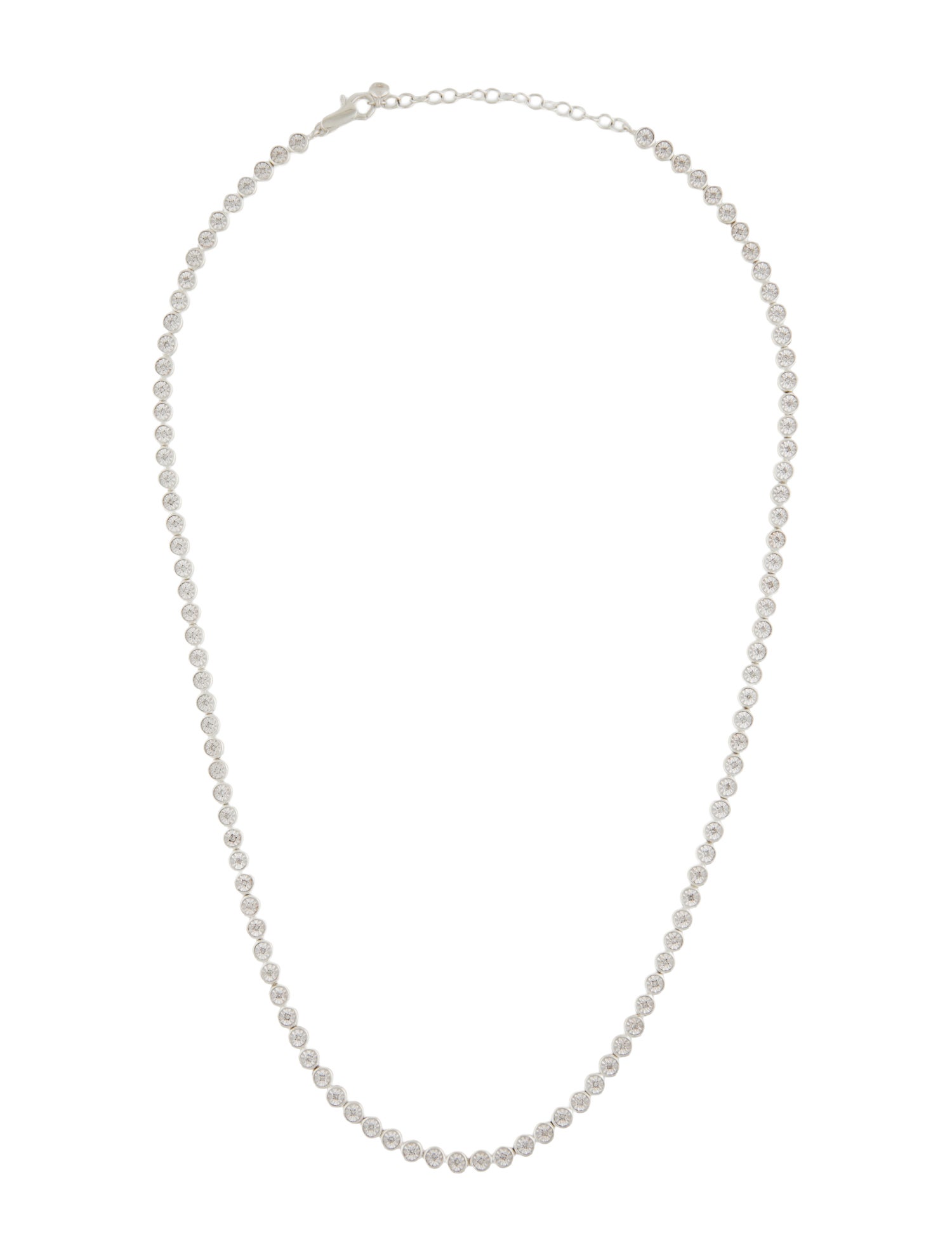 Monica Vinader Diamond Tennis Necklace