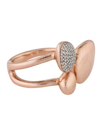 Monica Vinader Diamond Nura Pebble Cluster ring