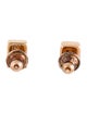 Monica Vinader Diamond Baja Deco Stud Earrings