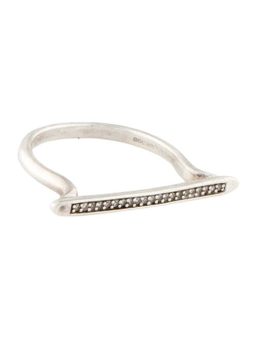 Monica Vinader Diamond Skinny Stacking Ring