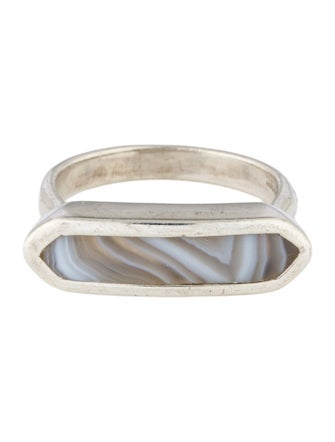 Monica Vinader Agate Baja Ring
