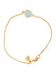 Monica Vinader Aquamarine Siren Chain Bracelet