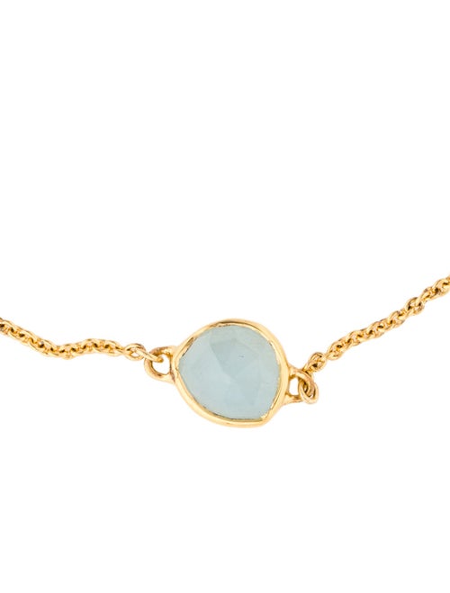 Monica Vinader Aquamarine Siren Chain Bracelet