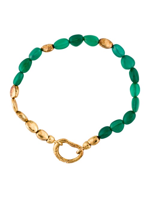 Monica Vinader Dyed Chalcedony Rio Beaded Bracelet