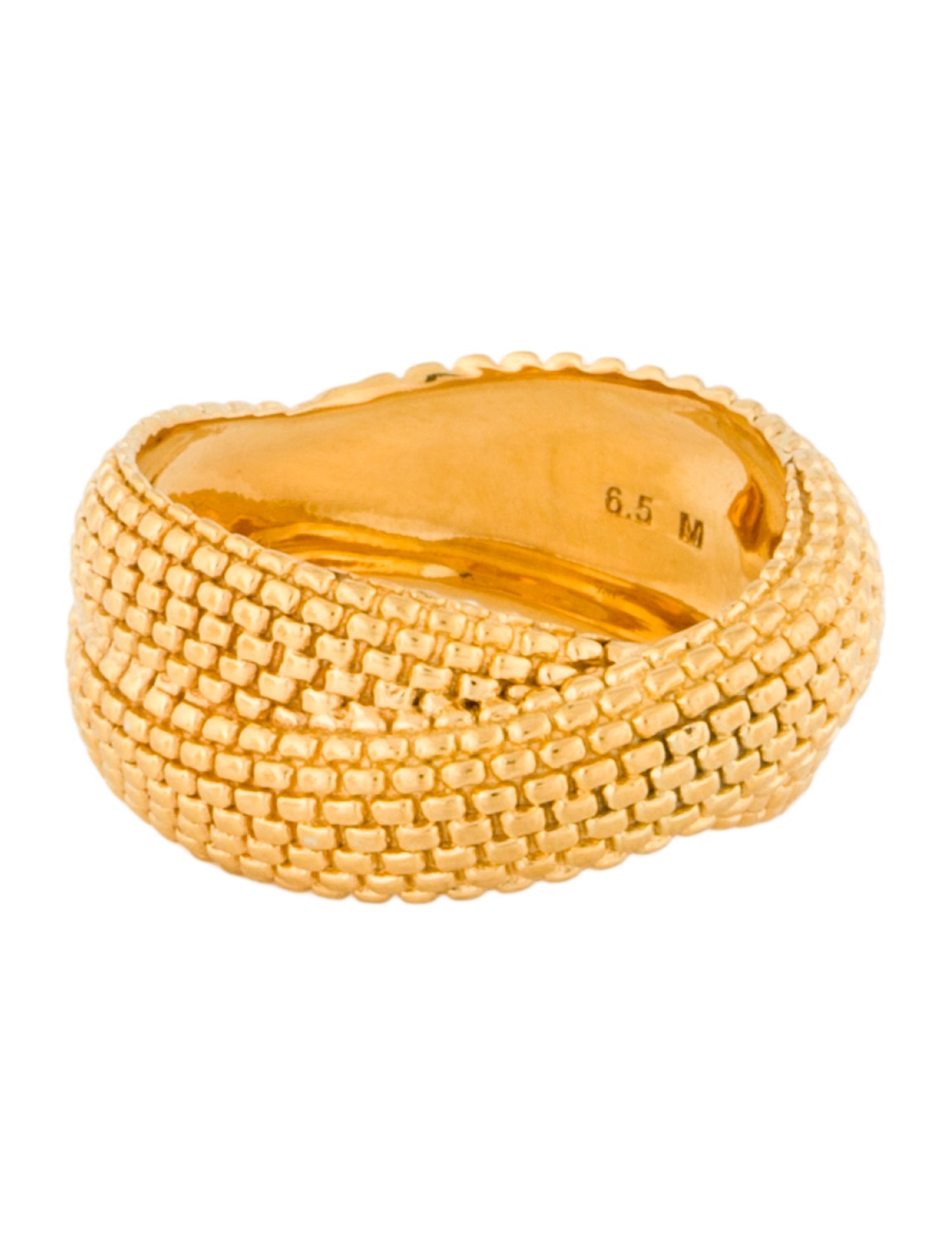 Monica Vinader Heirloom Woven Crossover Band