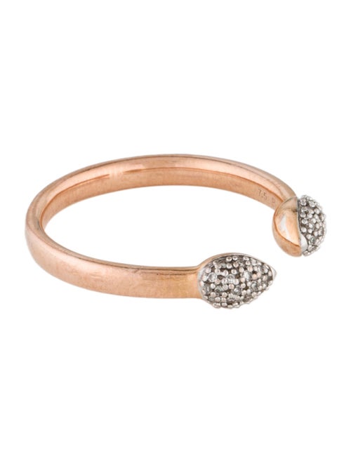 Monica Vinader Diamond Fiji Bud Stacking Ring