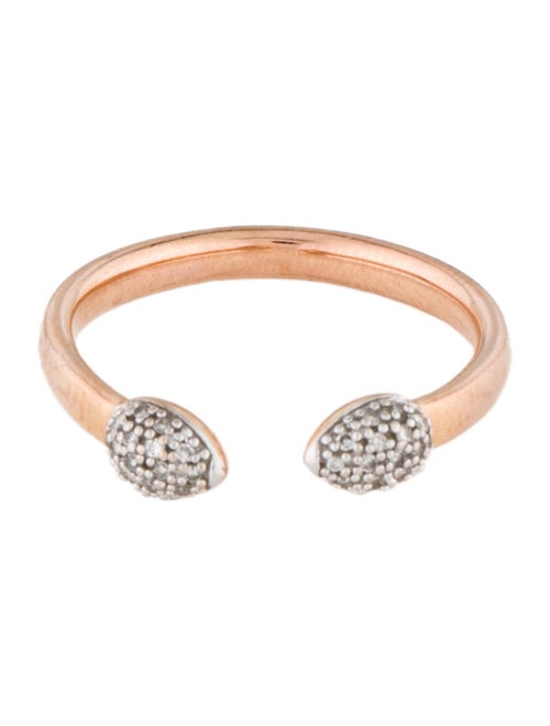 Monica Vinader Diamond Fiji Bud Stacking Ring