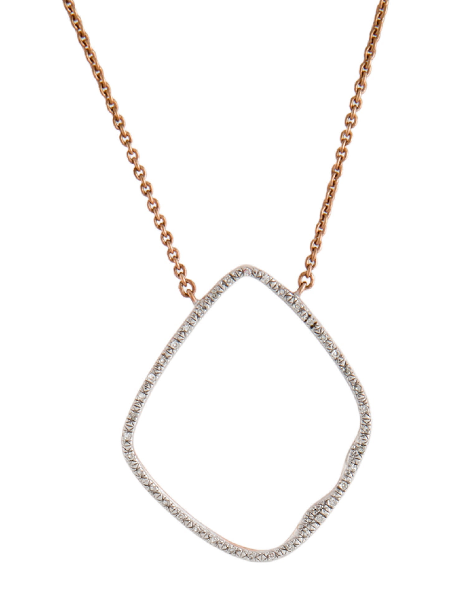 Monica Vinader Diamond Riva Hoop Cocktail Necklace