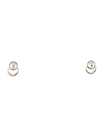 Monica Vinader Diamond Riva Stud Earrings