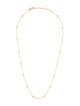 Monica Vinader Triple Beaded Chain Necklace