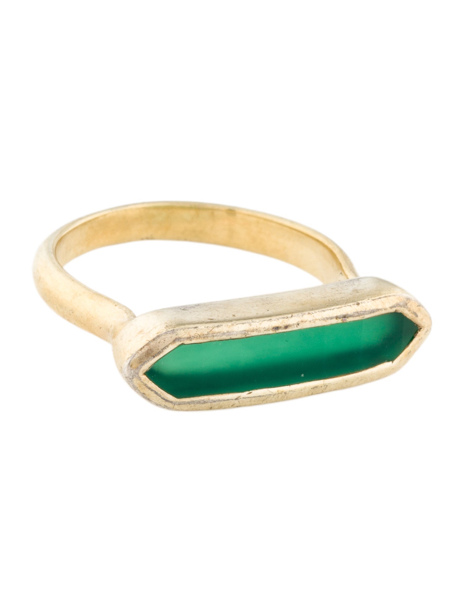 Monica Vinader Dyed Chalcedony Baja Cocktail Ring