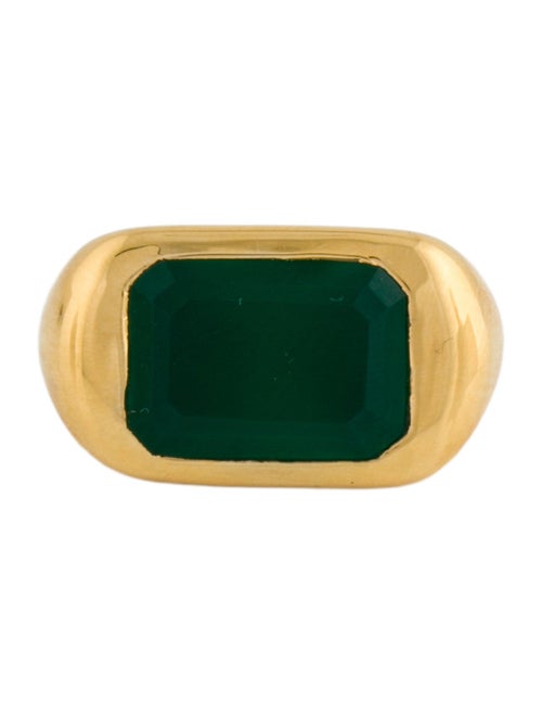 Monica Vinader Dyed Chalcedony Power Cocktail Ring