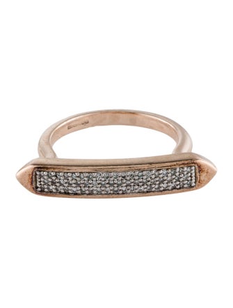 Monica Vinader Diamond Baja Skinny Ring