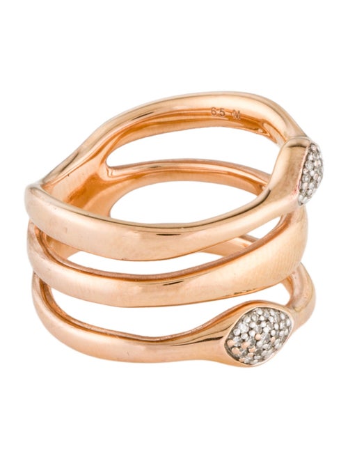 Monica Vinader Diamond Nura Teardrop Multi Band