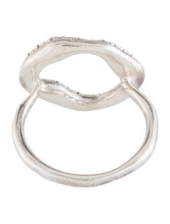 Monica Vinader Diamond Riva Circle Ring