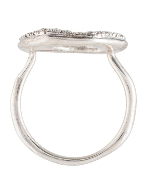 Monica Vinader Diamond Riva Circle Ring