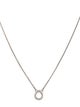 Monica Vinader Diamond Naida Mini Teardrop Necklace
