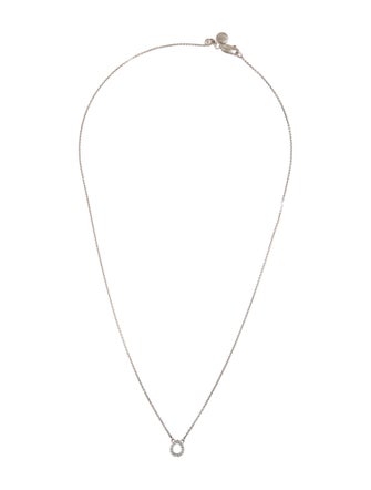 Monica Vinader Diamond Naida Mini Teardrop Necklace