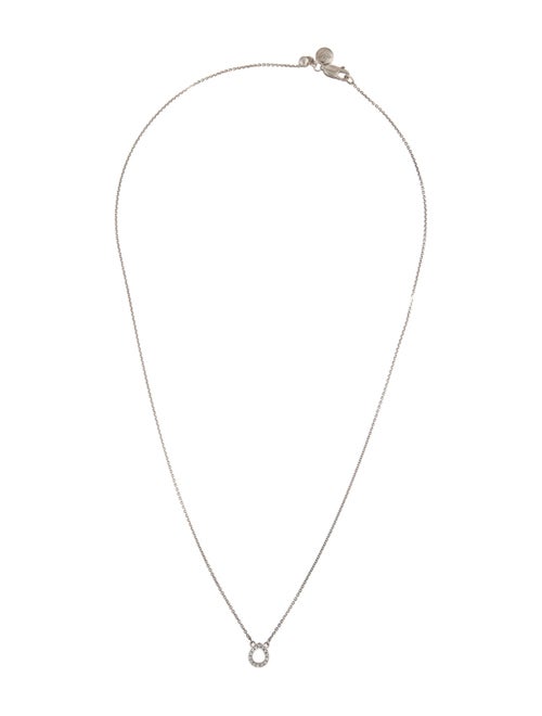 Monica Vinader Diamond Naida Mini Teardrop Necklace