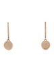 Monica Vinader Diamond Linear Solo Drop Earrings