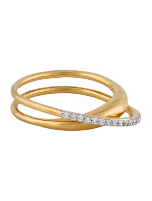 Monica Vinader Diamond Nura Wrap Ring