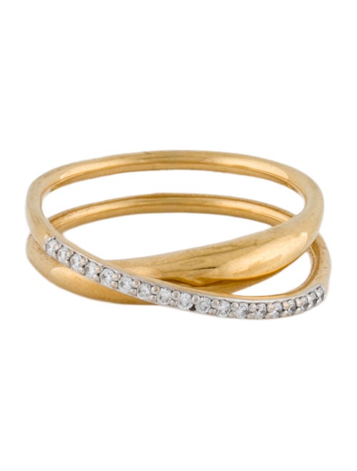 Monica Vinader Diamond Nura Wrap Ring