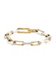 Monica Vinader Two-Tone Alta Capture Charm Link Bracelet