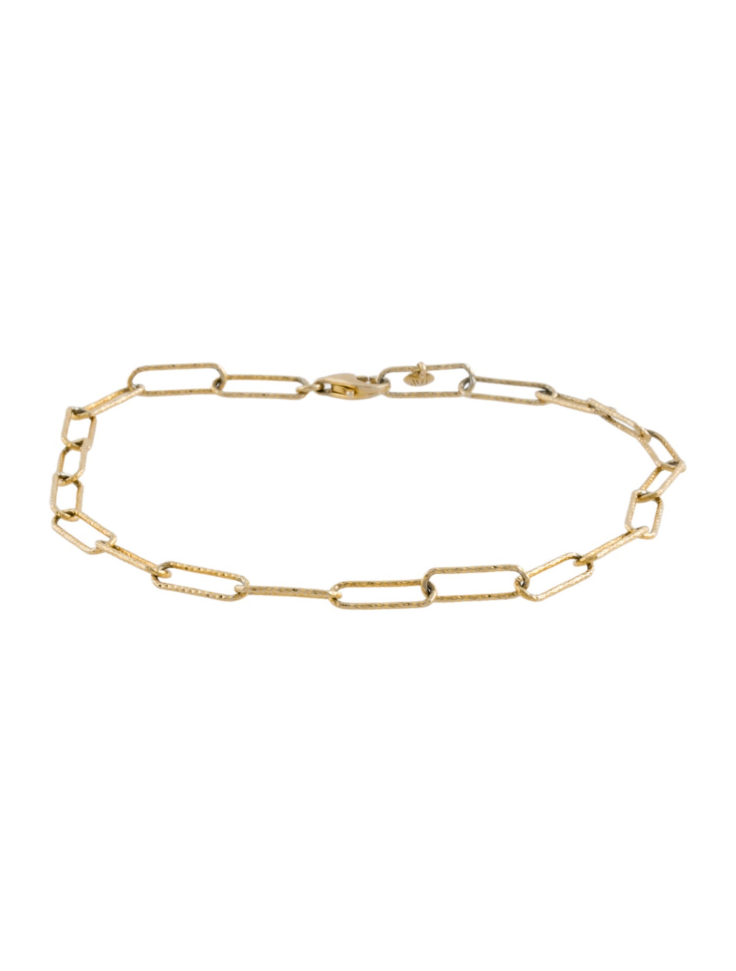 Monica Vinader Alta Textured Mini Chain Bracelet