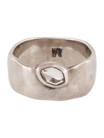 Monica Vinader Topaz Siren Wide Band Ring