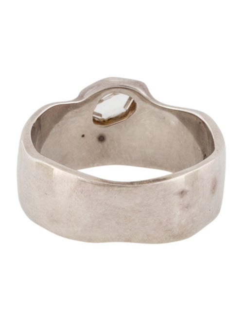 Monica Vinader Topaz Siren Wide Band Ring