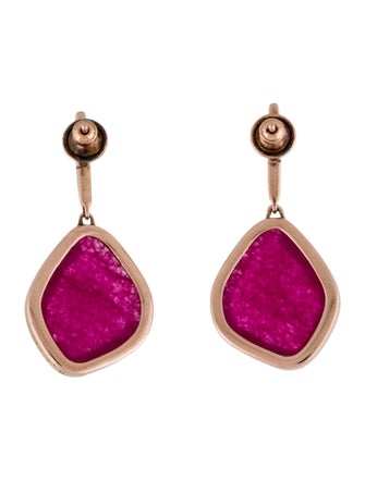 Monica Vinader Dyed Quartzite Siren Drop Earrings