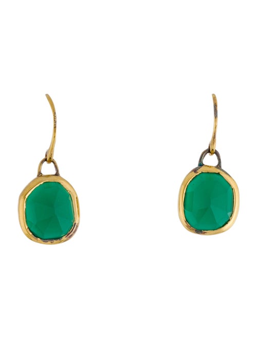 Monica Vinader Chalcedony Siren Wire Earrings