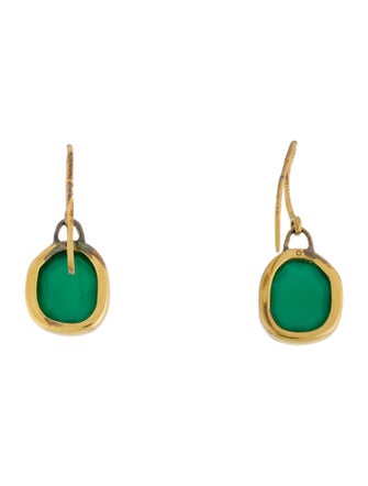 Monica Vinader Chalcedony Siren Wire Earrings