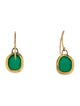 Monica Vinader Chalcedony Siren Wire Earrings