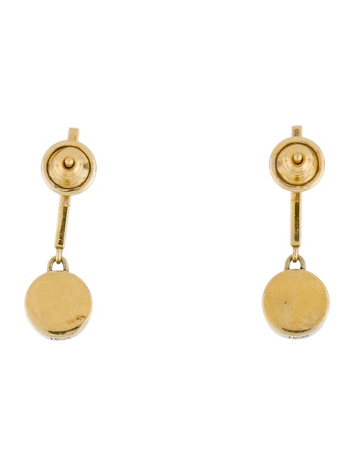 Monica Vinader Linear Solo Diamond Drop Earrings