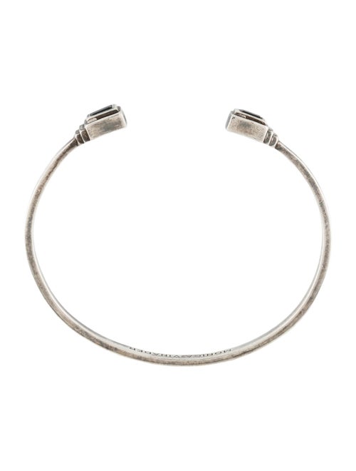 Monica Vinader Onyx Baja Deco Thin Cuff