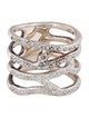 Monica Vinader Diamond Riva Waterfall Ring