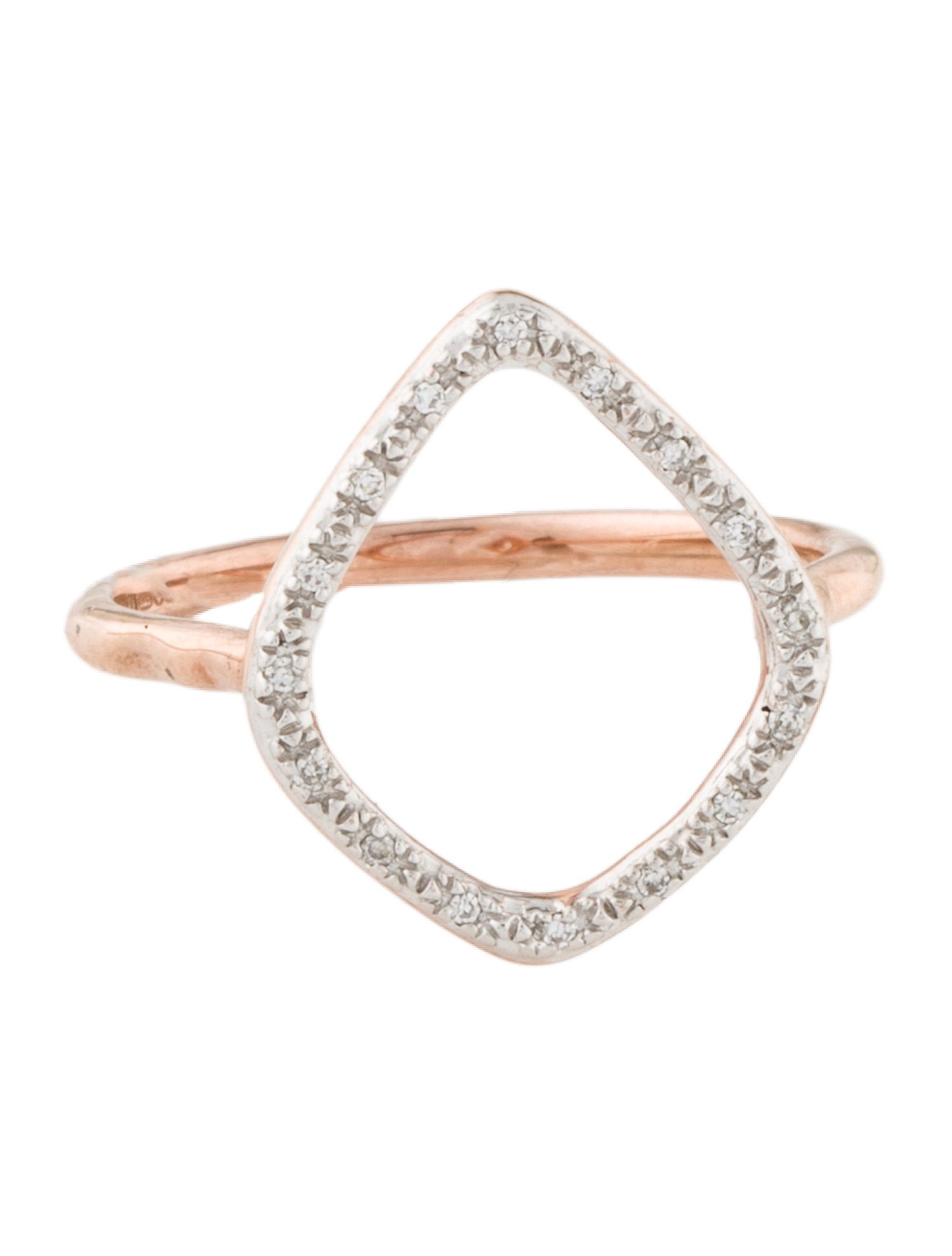 Monica Vinader Diamond Riva Hoop Ring