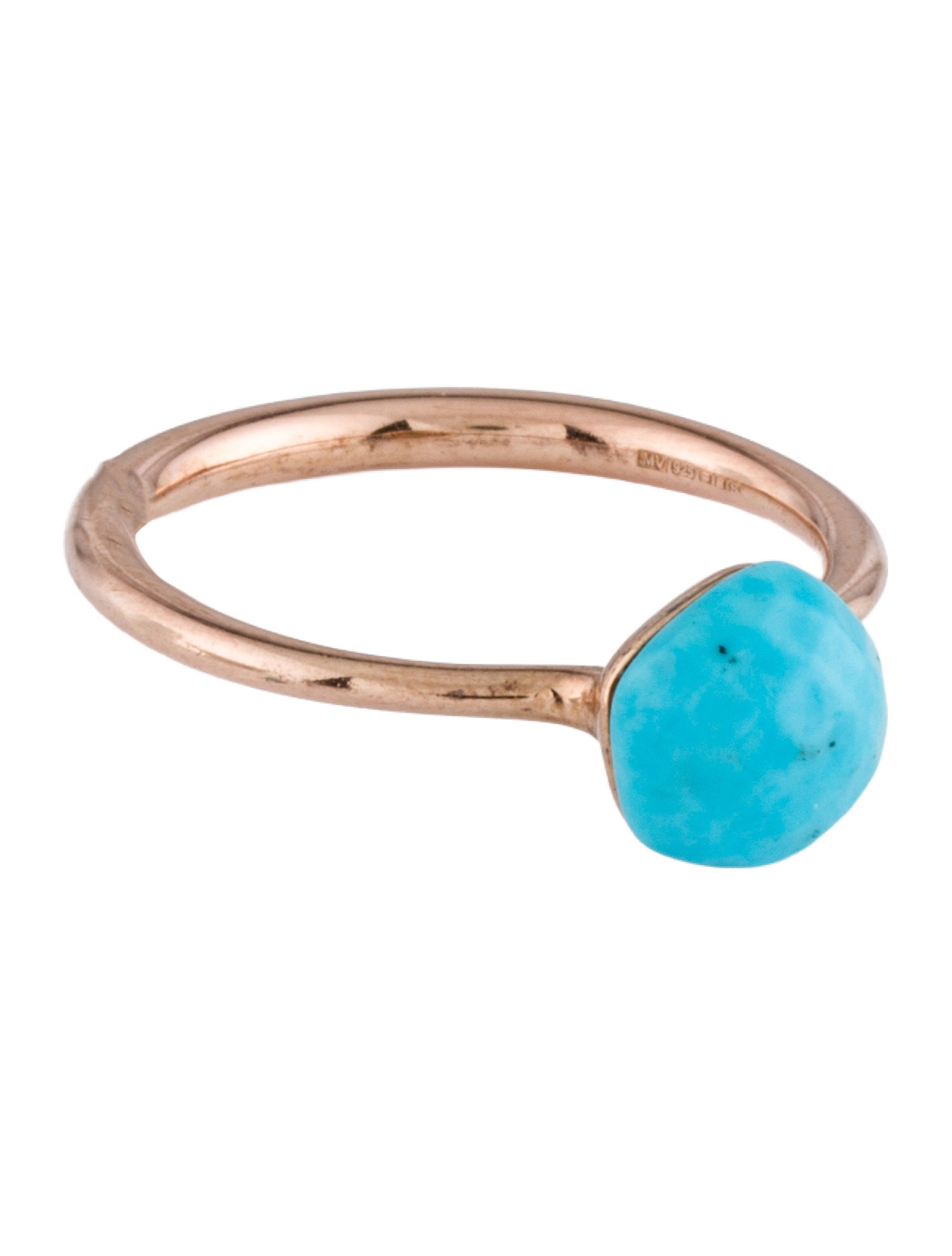 Monica Vinader Turquoise Nura Pebble Cocktail Ring
