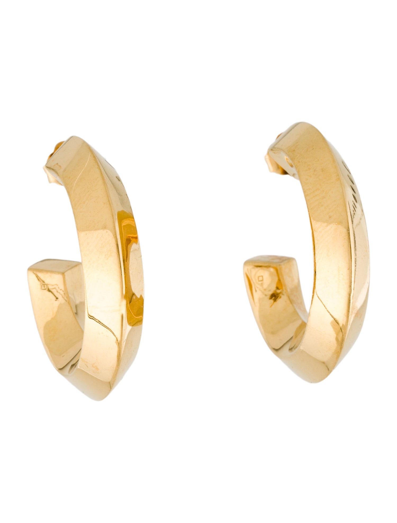 Monica Vinader Power Medium Hoop Earrings