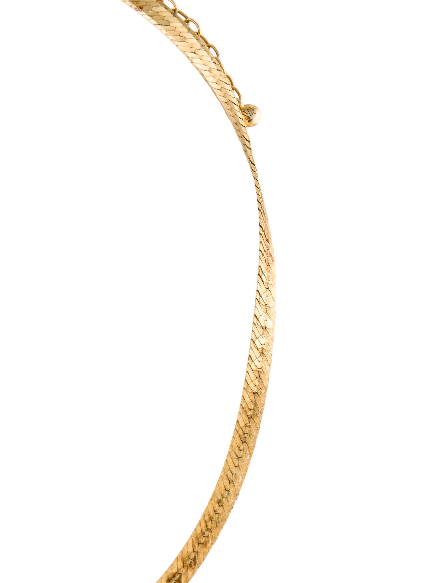 Monica Vinader Heart Snake Choker Necklace