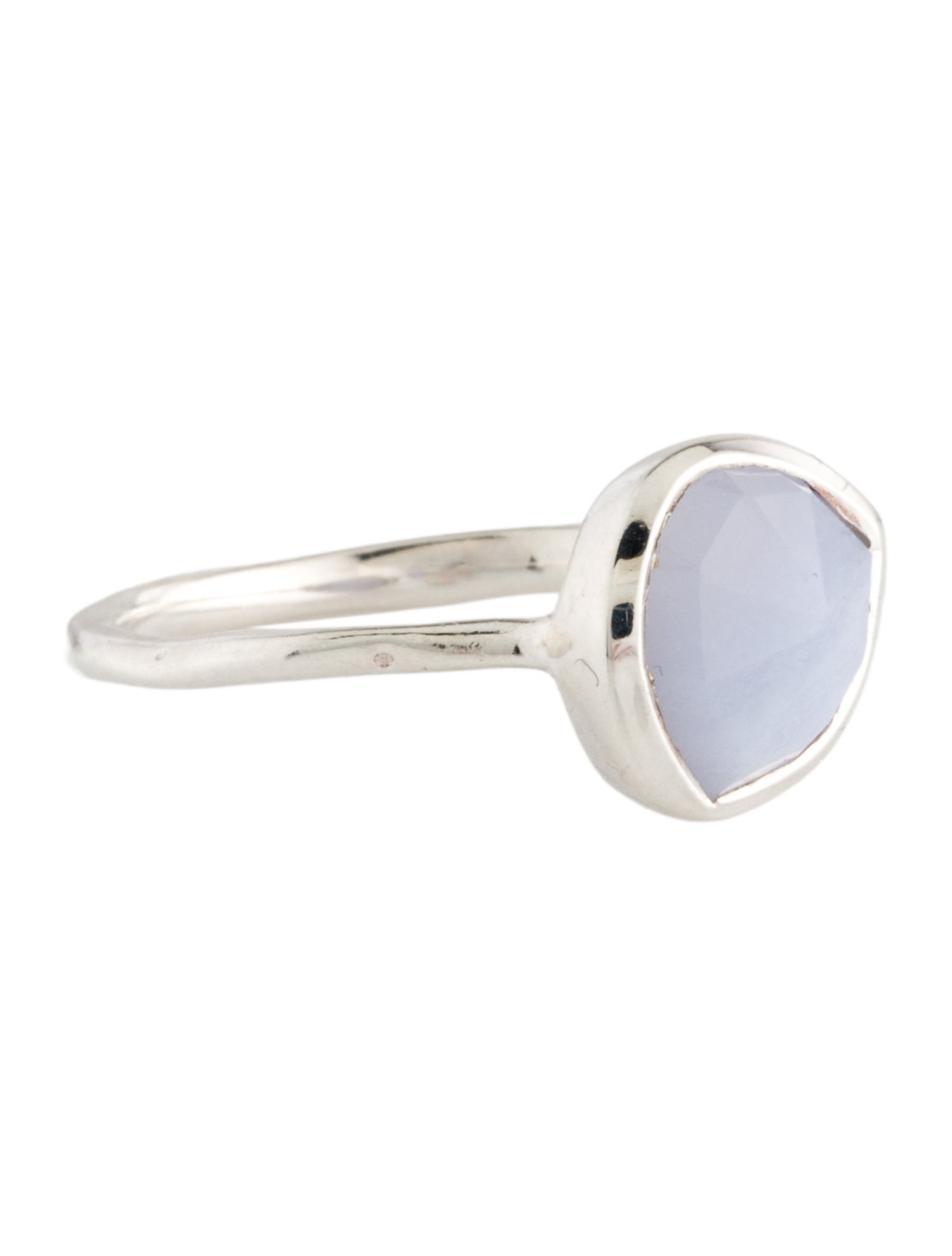 Monica Vinader Blue Lace Agate Siren Cocktail Ring