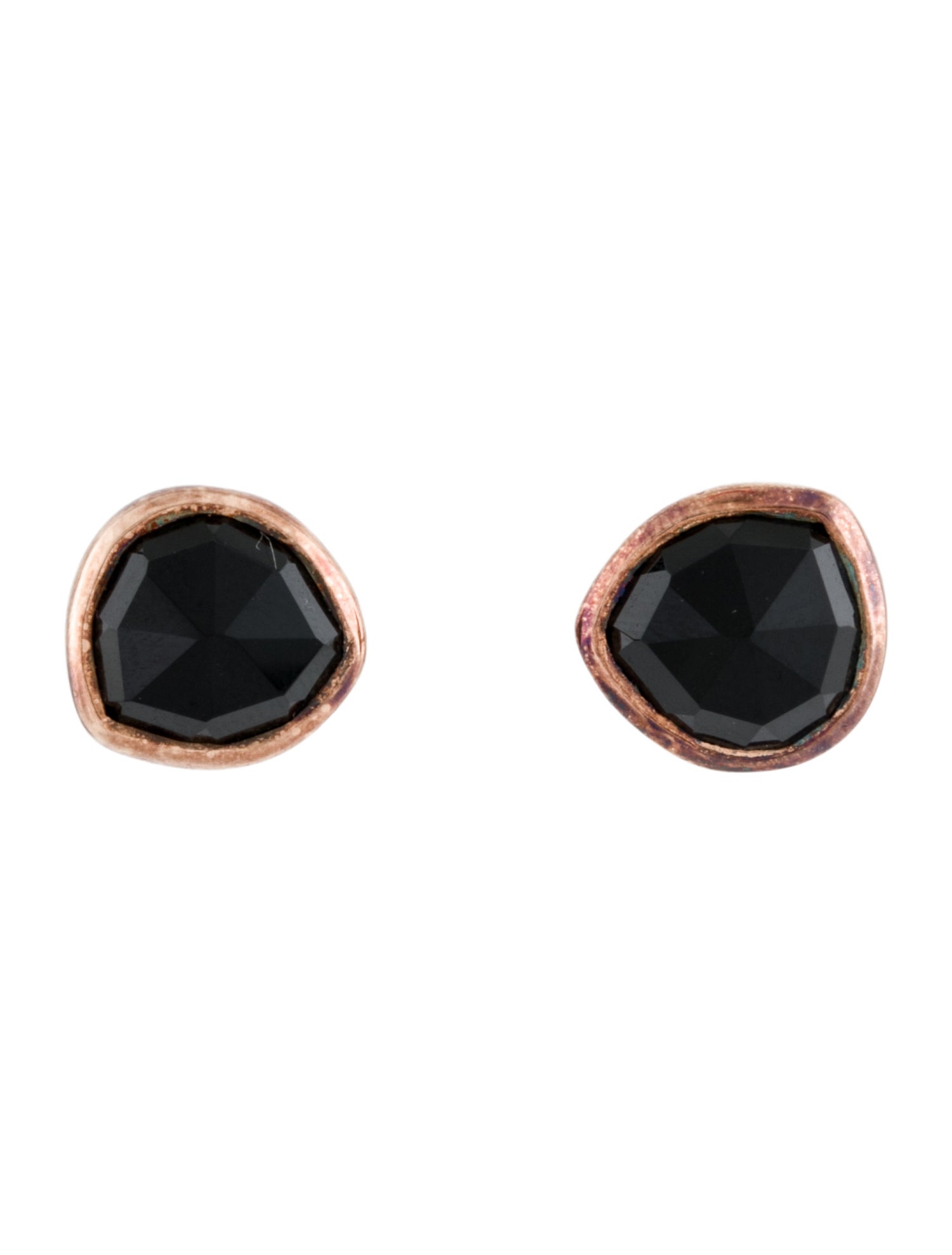 Monica Vinader Onyx Stud Earrings
