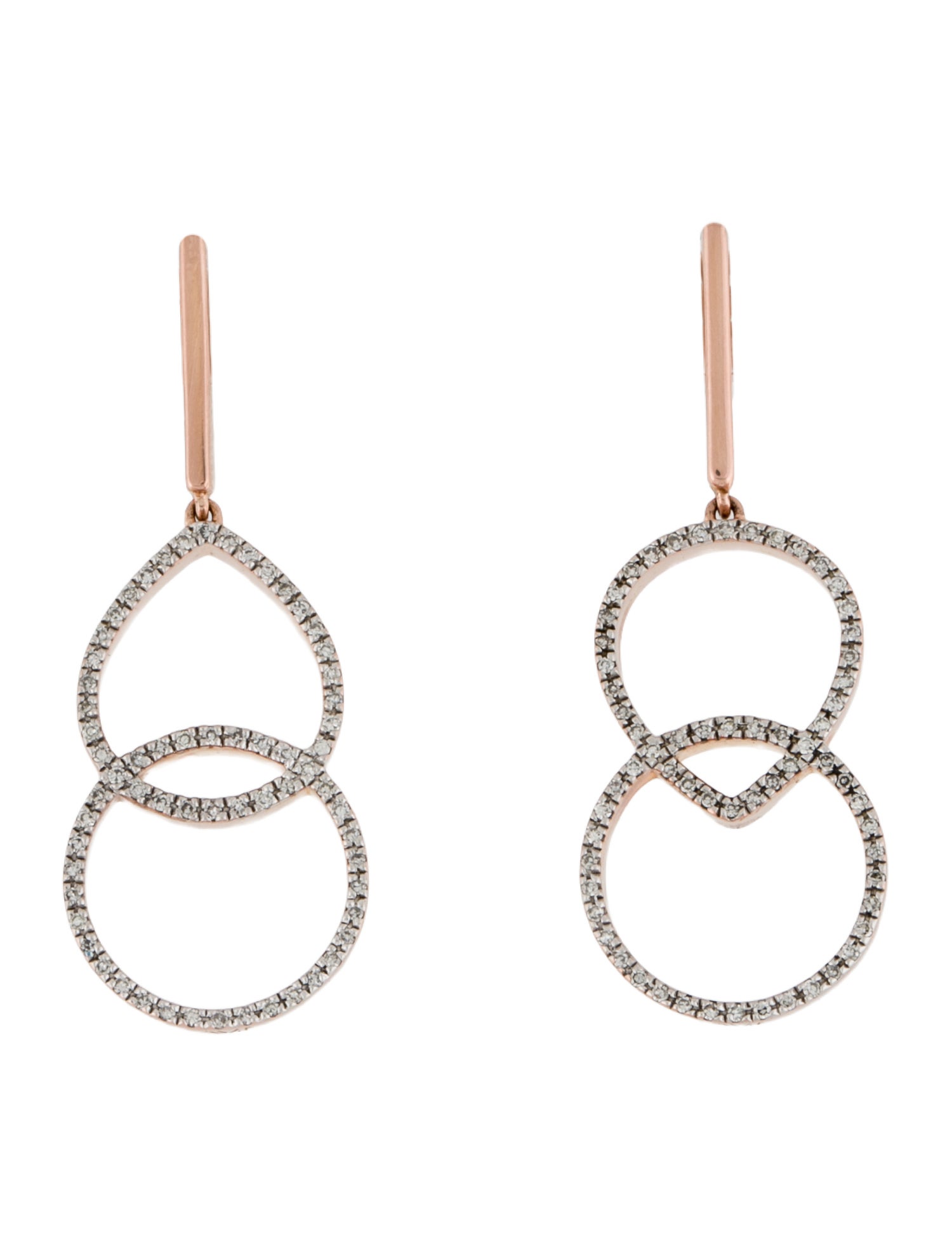 Monica Vinader Naida Kiss Open Cocktail Earrings