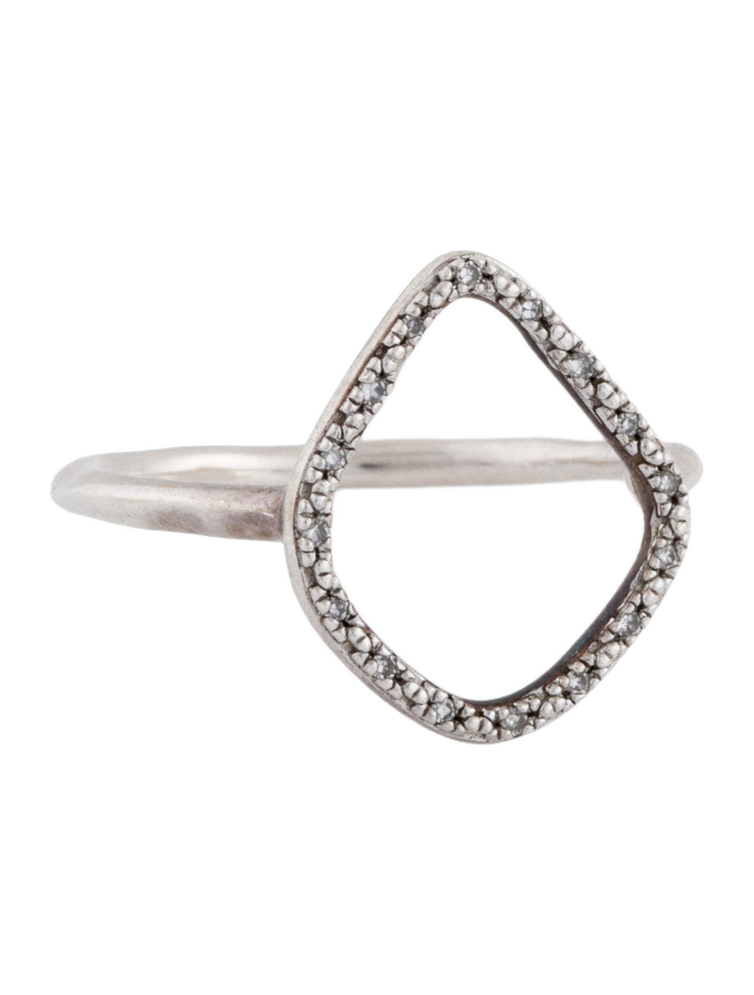 Monica Vinader Diamond Riva Kite Ring