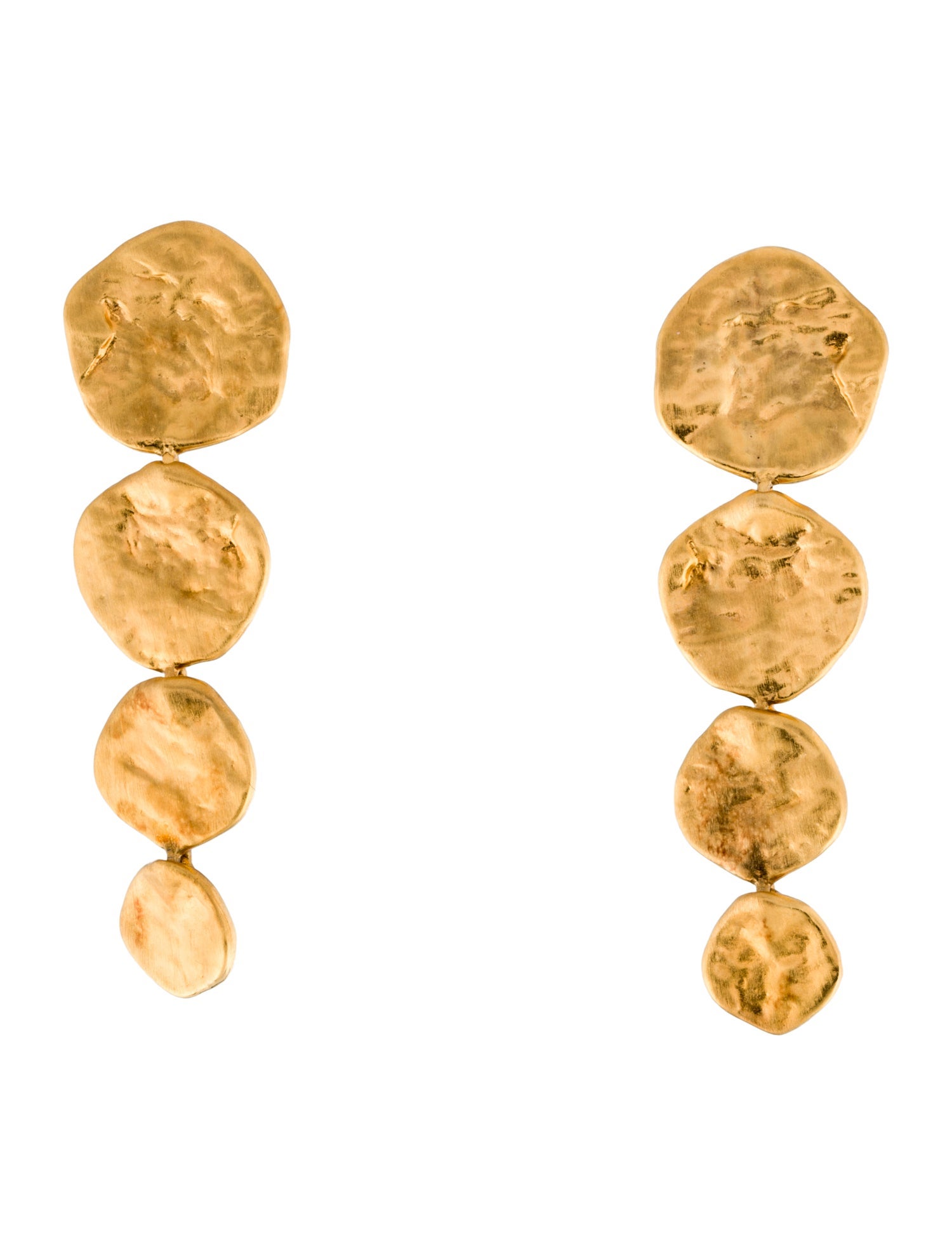 Monica Vinader Capri Disc Cocktail Earrings