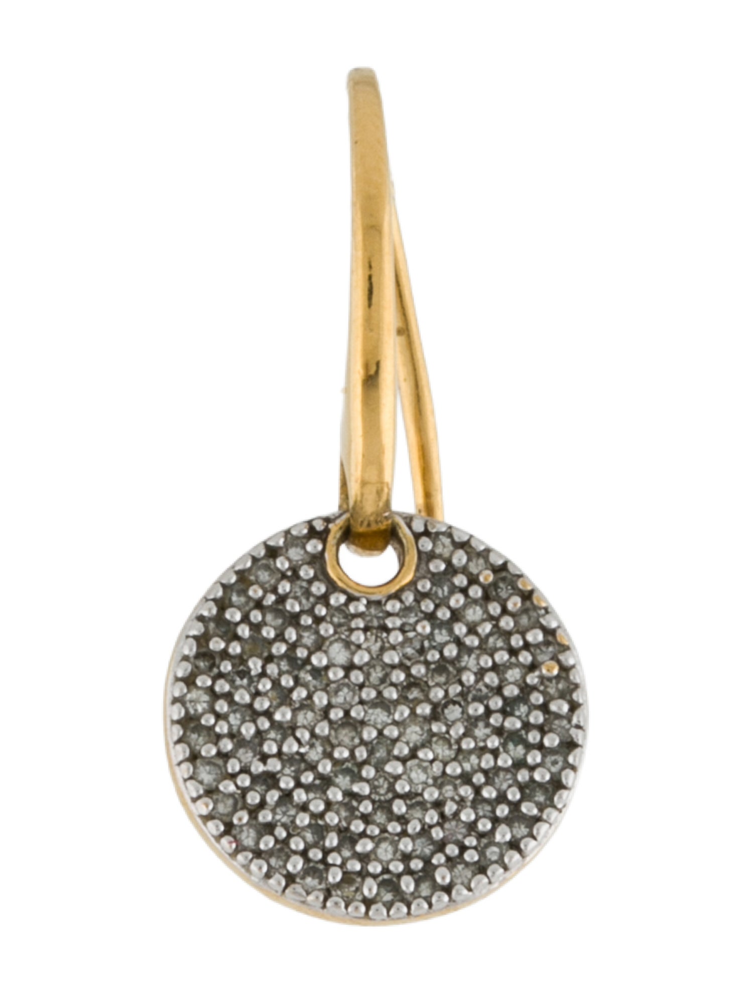 Monica Vinader Diamond Ava Disc Drop Earring