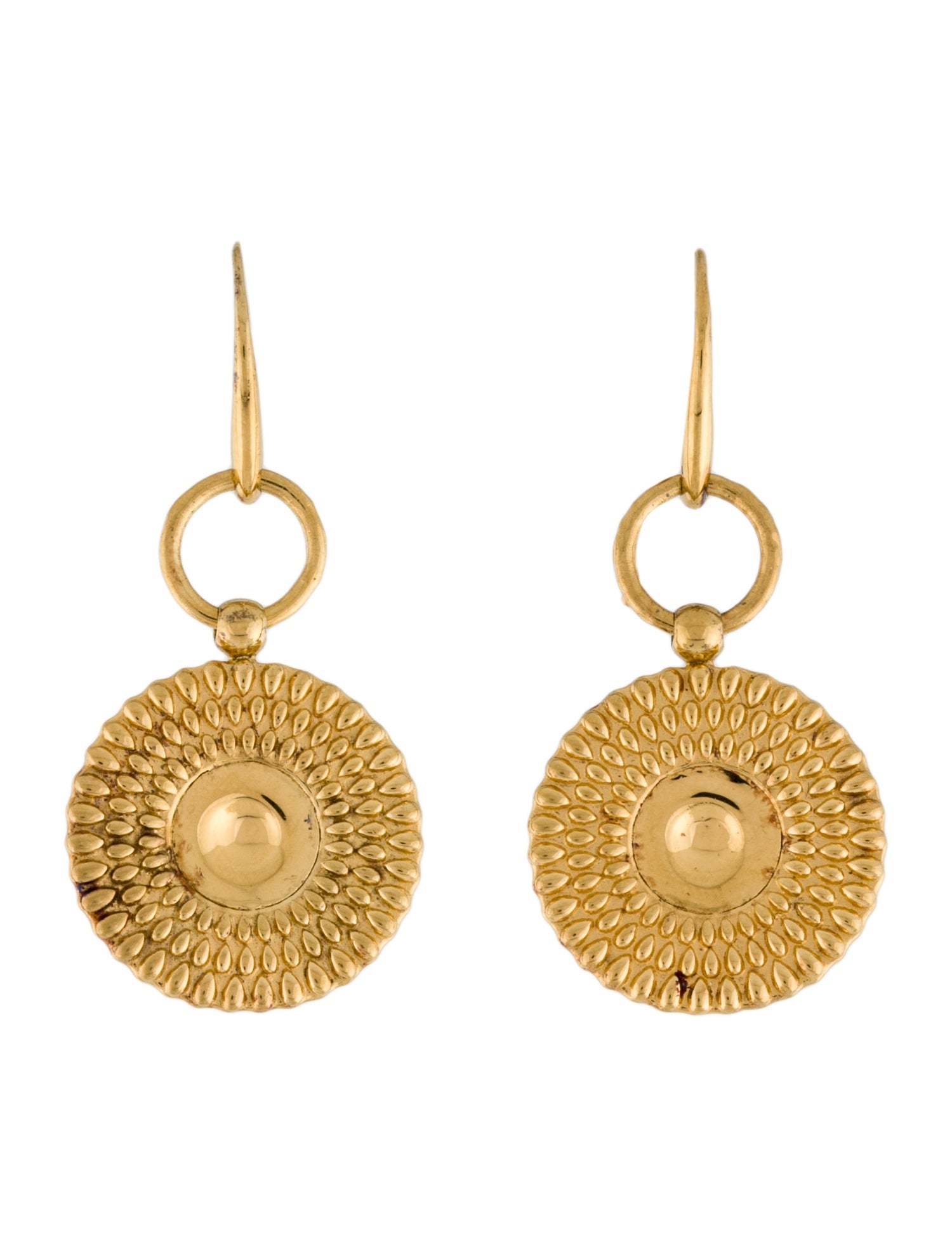 Monica Vinader Juno Disc Drop Earrings